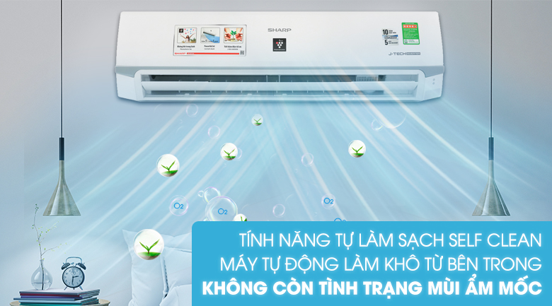 Máy lạnh Sharp Inverter 2 HP AH-XP18WMW