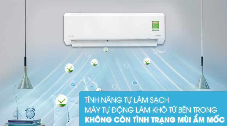 Máy lạnh Toshiba Inverter 1 HP RAS-H10D1KCVG-V