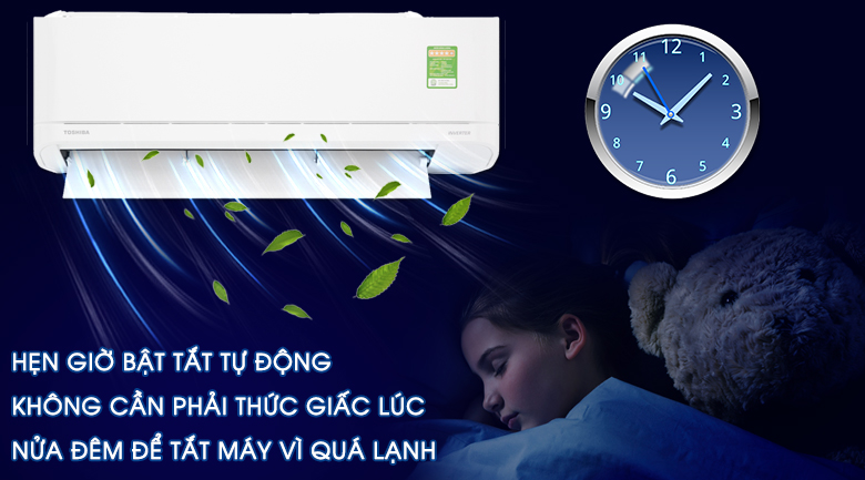 Máy lạnh Toshiba Inverter 1 HP RAS-H10XKCVG-V