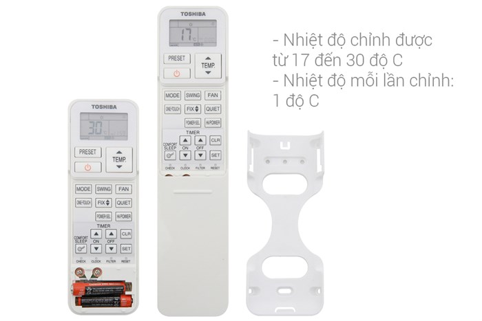 Máy lạnh Toshiba Inverter 1 HP RAS-H10XKCVG-V Màu Trắng