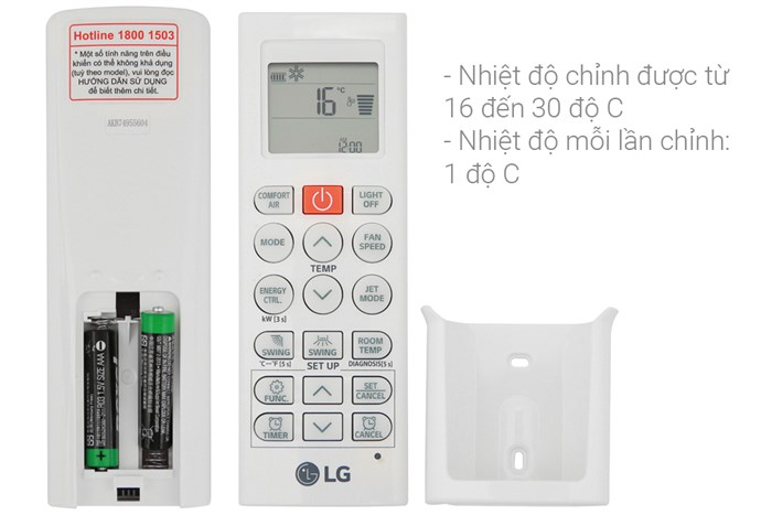 Máy lạnh LG Inverter 1 HP V10APH Màu Trắng