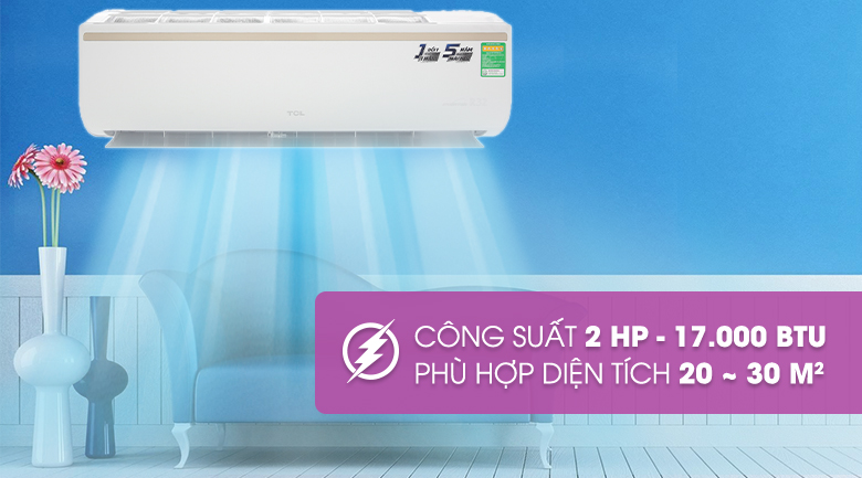 Máy lạnh TCL Inverter 2 HP TAC-18CSI/KE88N - Công suất