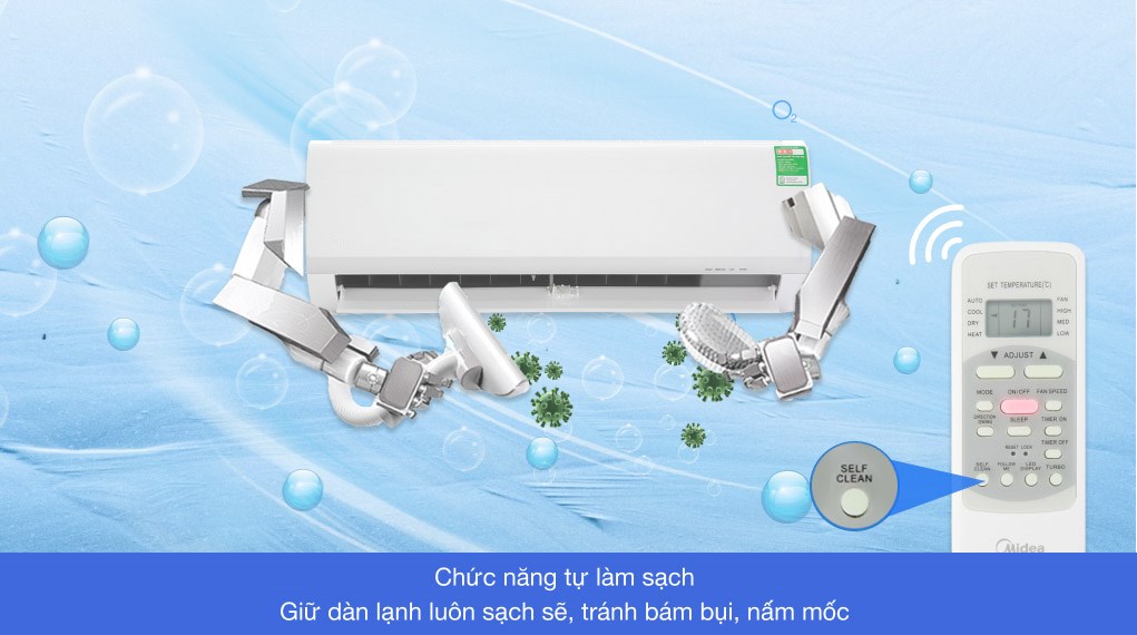Máy lạnh Midea 1 HP MSAF-10CRN8