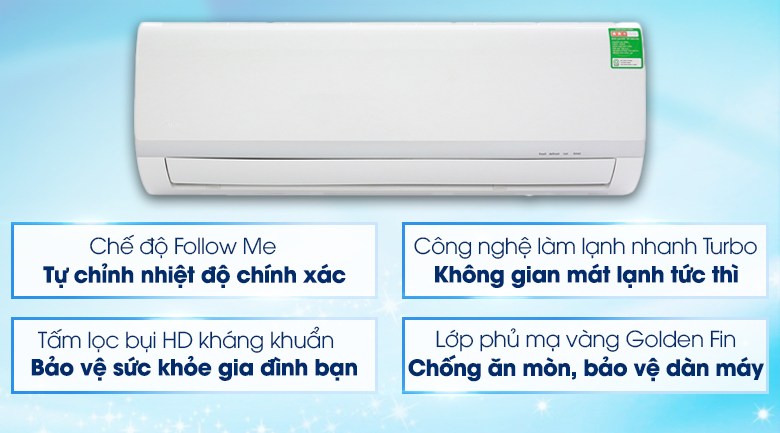 Máy lạnh Midea 1 HP MSAF-10CRN8 - 19
