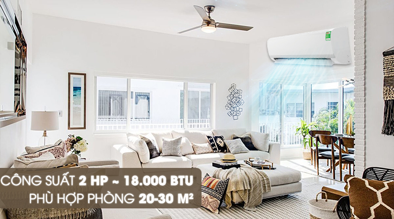 Máy lạnh Midea 2 HP MSAF-18CRN8