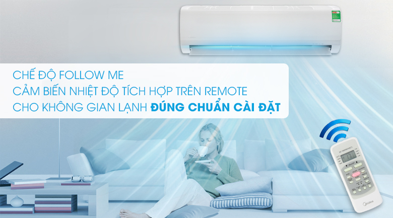 Máy lạnh Midea 2 HP MSAF-18CRN8