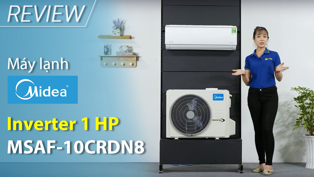 Máy lạnh Midea Inverter 1 HP MSAF-10CRDN8