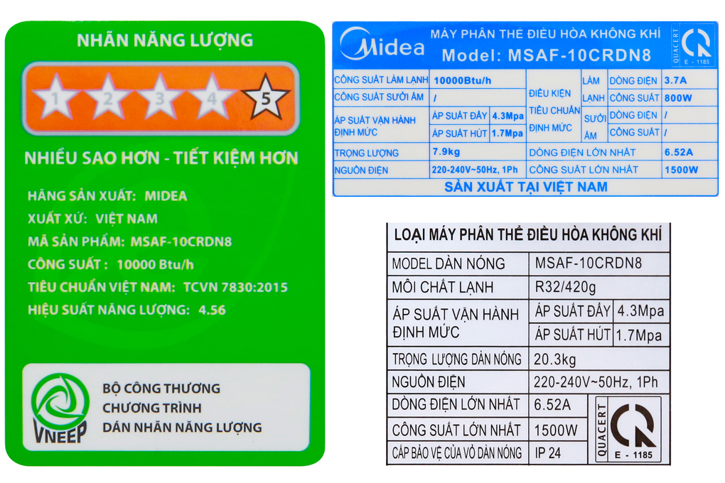 Máy lạnh Midea Inverter 1 HP MSAF-10CRDN8 - 9