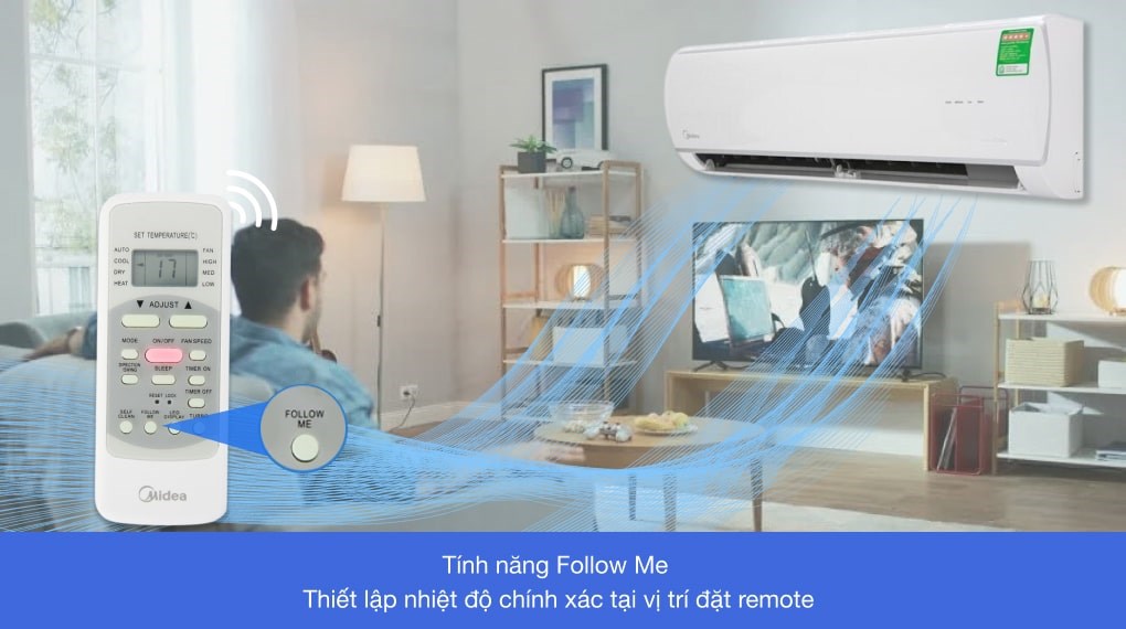 Máy lạnh Midea Inverter 1.5 HP MSAF-13CRDN8