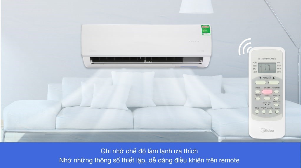 Máy lạnh Midea Inverter 1.5 HP MSAF-13CRDN8