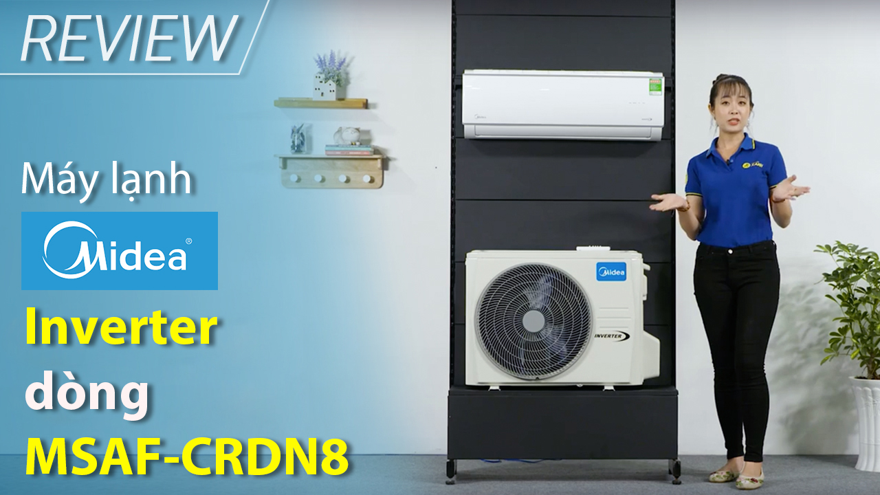 Máy lạnh Midea Inverter 1.5 HP MSAF-13CRDN8