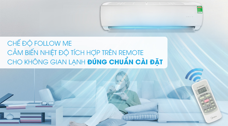 Máy lạnh Midea Inverter 2 HP MSAF-18CRDN8