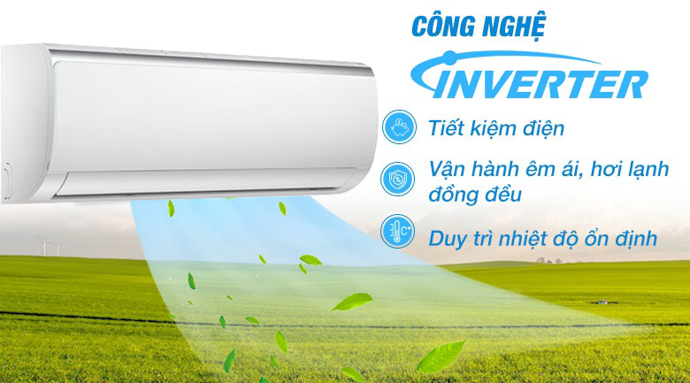 Inverter Quattro - Điều hòa Midea Inverter 10000 BTU MSFR-10CRDN8