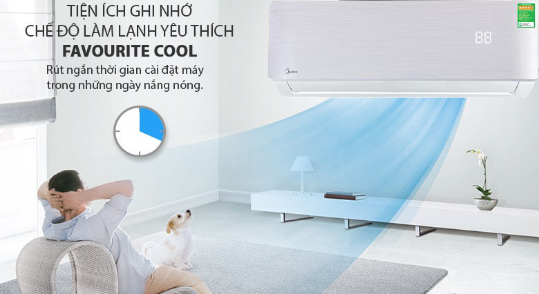 Favourite Cool - Máy lạnh Midea Inverter 1.5 HP MSAB-13CRDN8