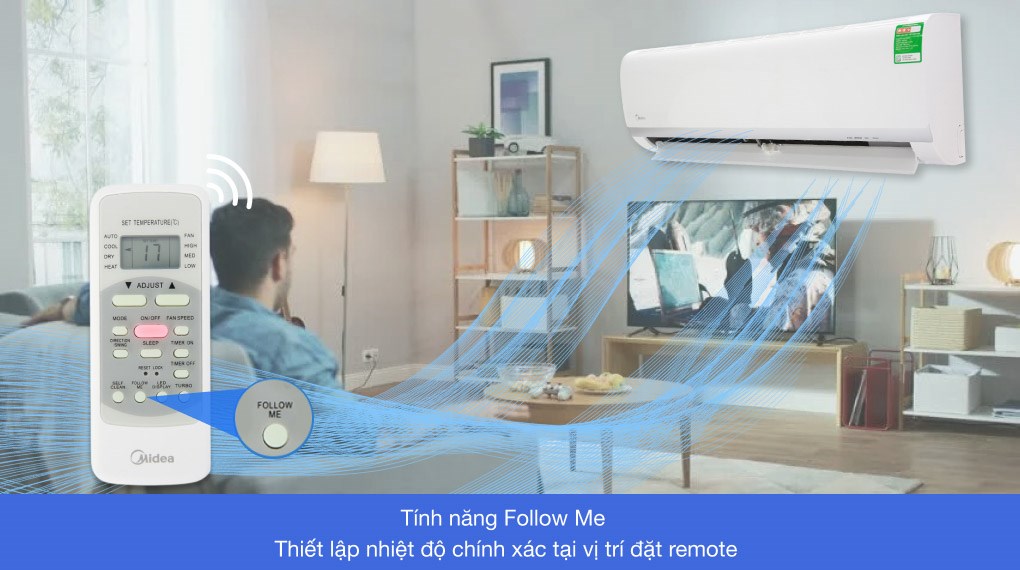 Điều hòa Midea 12000 BTU MSAF-13CRN8