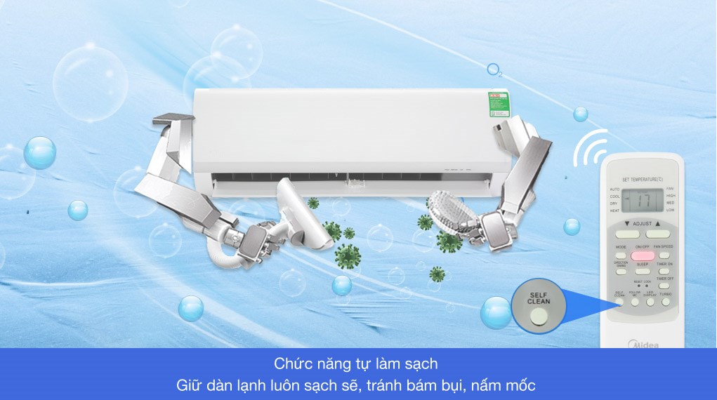 Điều hòa Midea 12000 BTU MSAF-13CRN8