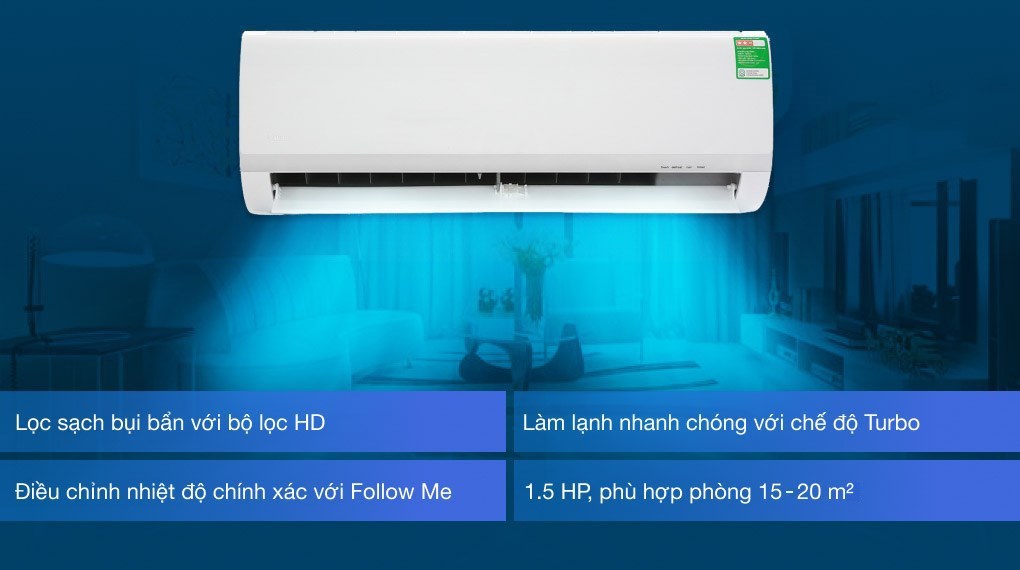 Điều hòa Midea 12000 BTU MSAF-13CRN8