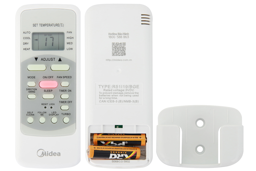 Máy lạnh Midea 1.5 HP MSAF-13CRN8 Màu Trắng
