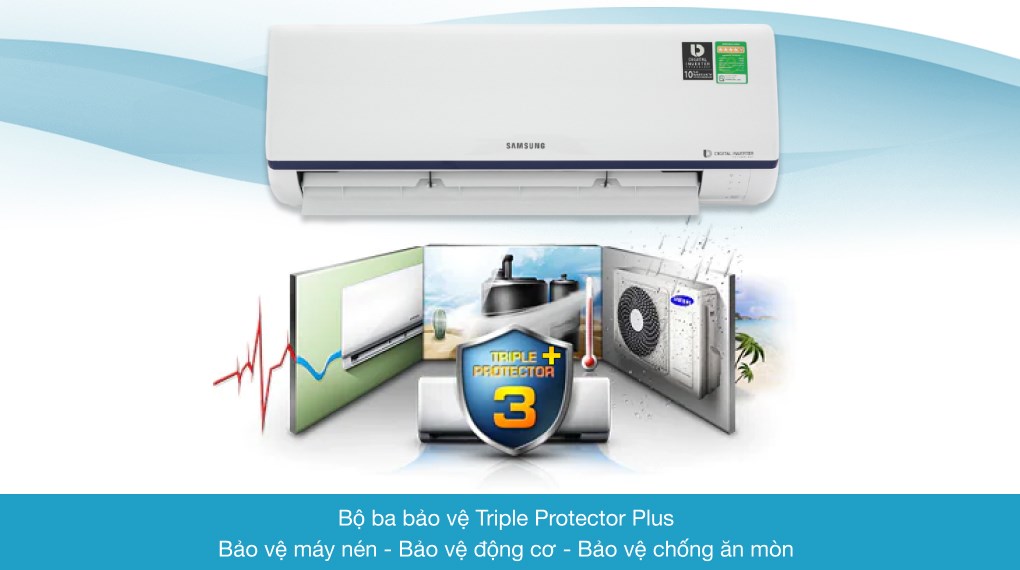 Máy lạnh Samsung Inverter 1 HP AR10RYFTAURNSV