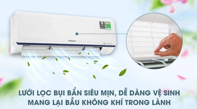 Màng lọc kháng khuẩn - Máy lạnh Samsung Inverter 1 HP AR10RYFTAURNSV