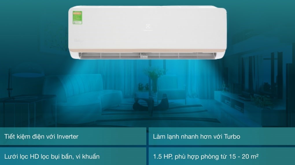 Máy lạnh Electrolux Inverter 1.5 HP ESV12CRR-C2