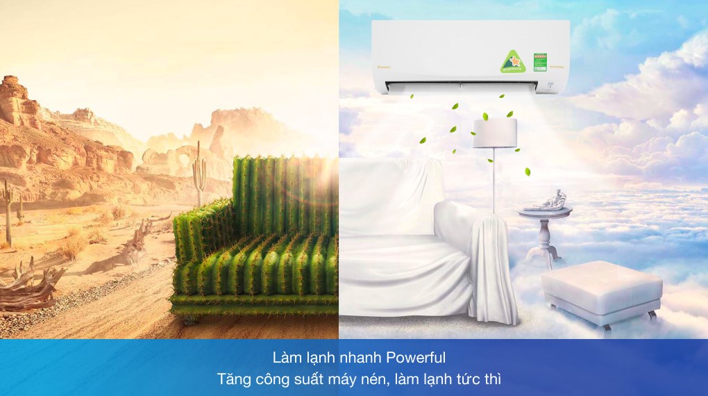 Điều hòa Daikin Inverter 11900 BTU ATKQ35TAVMV