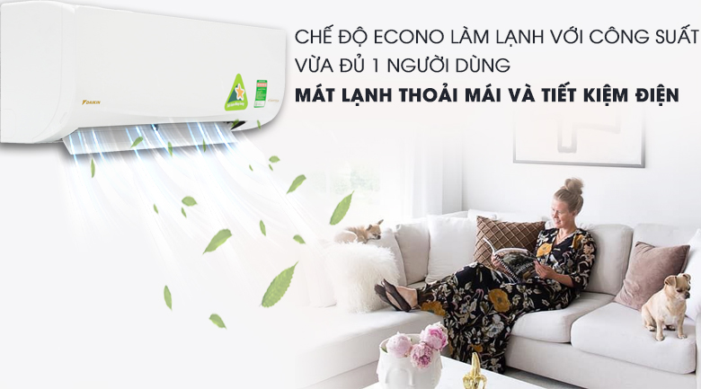 Chế độ Econo - Máy lạnh Daikin Inverter 1.5 HP ATKQ35TAVMV