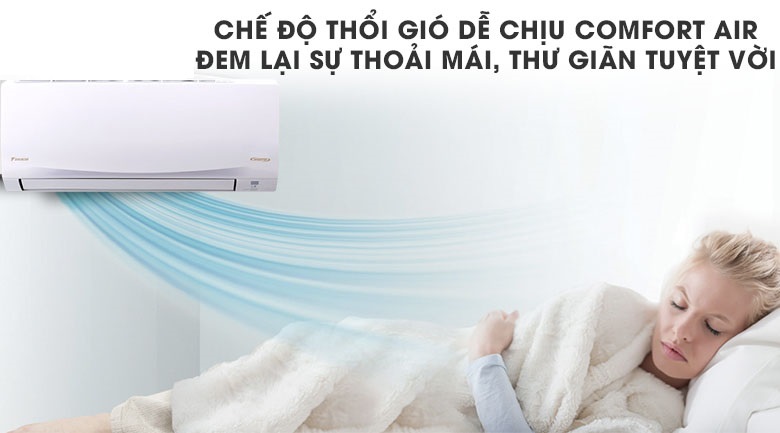 Thổi gió dễ chịu - Máy lạnh Daikin Inverter 1.5 HP ATKQ35TAVMV