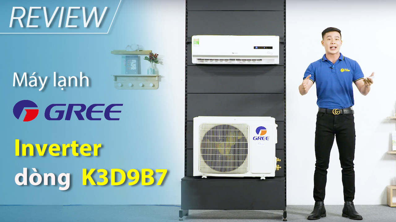 Máy lạnh Gree Inverter 1.5 HP GWC12WA-K3D9B7I