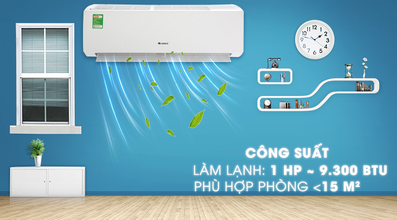 Máy lạnh Gree 1 HP GWC09IB-K3N9B2I - Công suất 1 HP