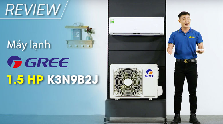 Máy lạnh Gree 1.5 HP GWC12IC-K3N9B2J