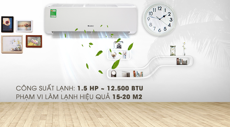 Máy lạnh Gree 1.5 HP GWC12IC-K3N9B2J