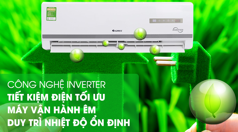Máy điều hòa 2 chiều Gree Inverter 1 HP GWH09WA-K3D9B7L - 15