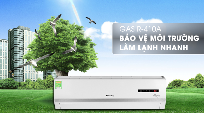 Máy điều hòa 2 chiều Gree Inverter 2 HP GWH18WC-K3D9B7N