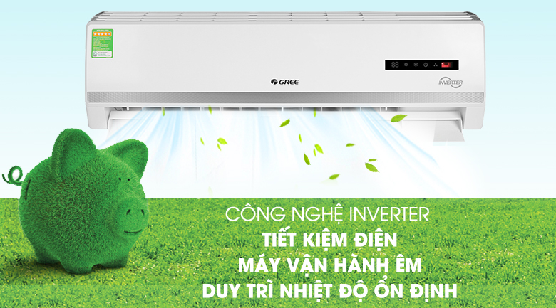 Máy điều hòa 2 chiều Gree Inverter 2 HP GWH18WC-K3D9B7N
