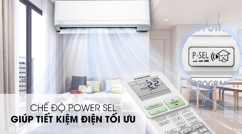 Power Sel - Máy lạnh Toshiba Inverter 2 HP RAS-H18J2KCVRG-V Mẫu 2019