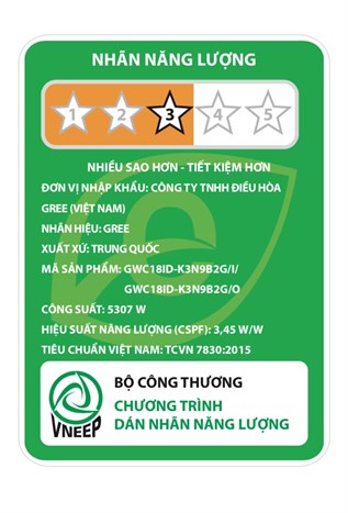 Máy lạnh Gree 2 HP GWC18ID-K3N9B2G Màu Trắng