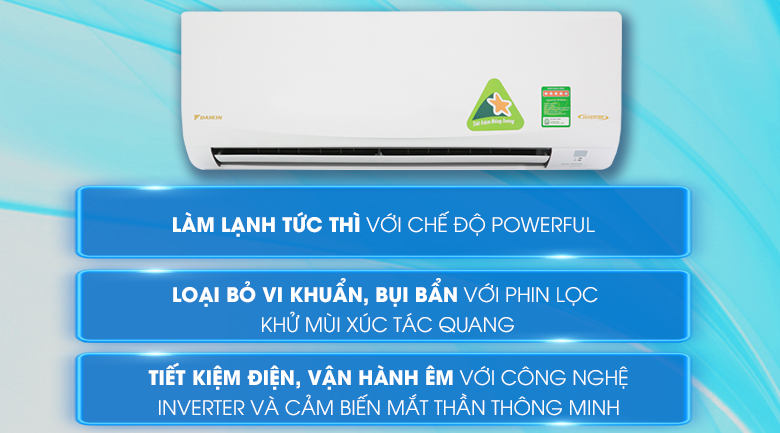 Máy lạnh Daikin Inverter 1 HP ATKC25UAVMV - 19