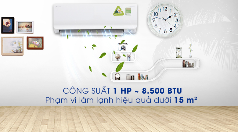 Máy lạnh Daikin Inverter 1.0 HP ATKC25UAVMV