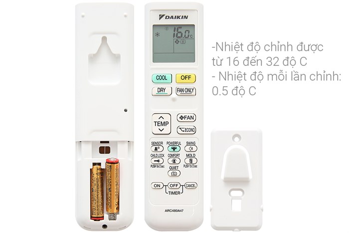 Điều hòa Daikin Inverter 11900 BTU ATKC35UAVMV Màu Trắng