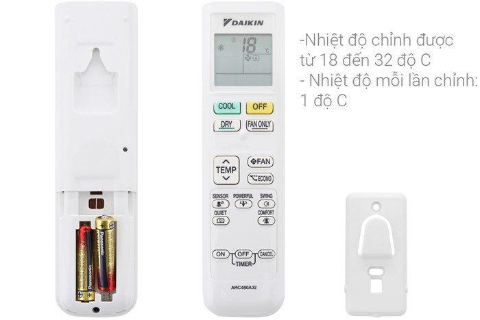 Máy lạnh Daikin Inverter 2 HP FTKC50UVMV Màu Trắng