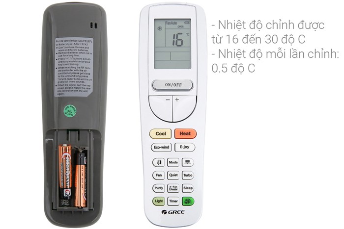 Máy lạnh tủ đứng Gree Inverter 2.5 HP GVH24AK-K3DNC6A Màu Trắng