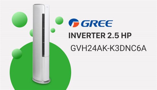 Máy lạnh tủ đứng Gree Inverter 2.5 HP GVH24AK-K3DNC6A