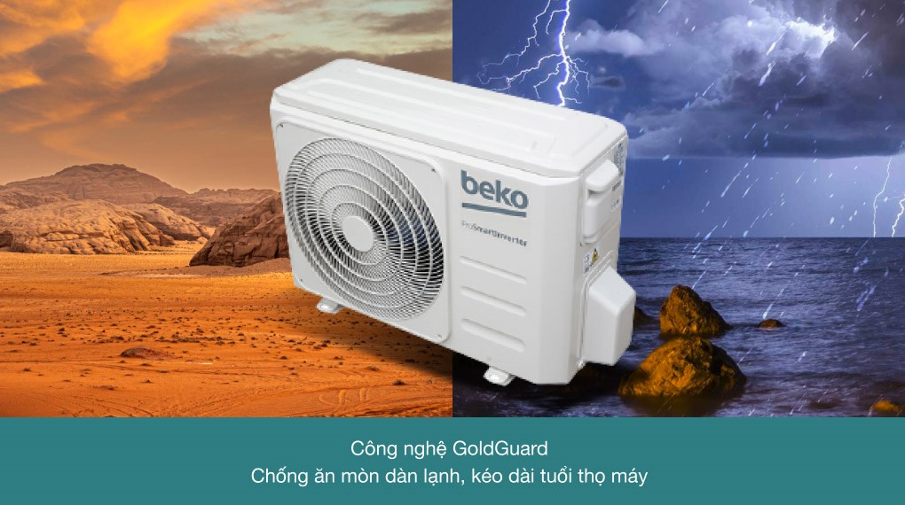 Máy lạnh 2 chiều Beko Inverter 1.0 HP RSVH09VS