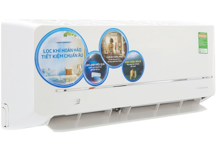 Máy lạnh 2 chiều Beko Inverter 1.0 HP RSVH09VS Màu Trắng