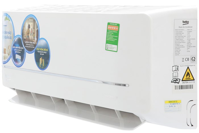 Máy lạnh 2 chiều Beko Inverter 1.0 HP RSVH09VS Màu Trắng
