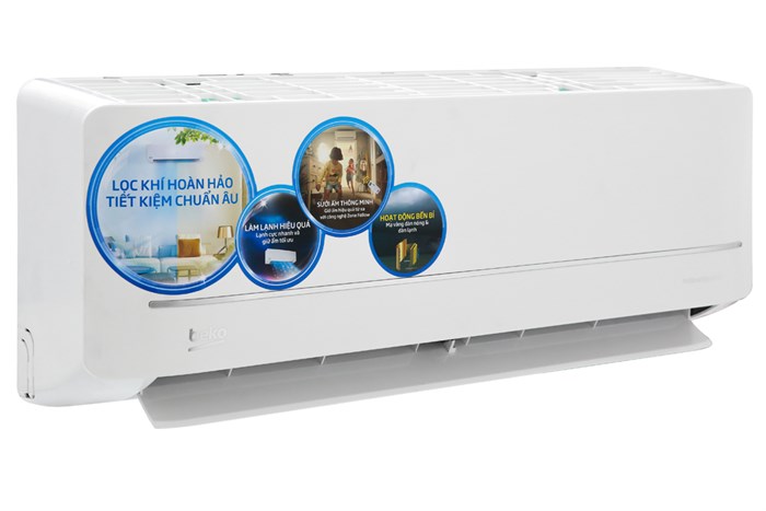 Điều hòa 2 chiều Beko Inverter 12000 BTU RSVH12VS Màu Trắng