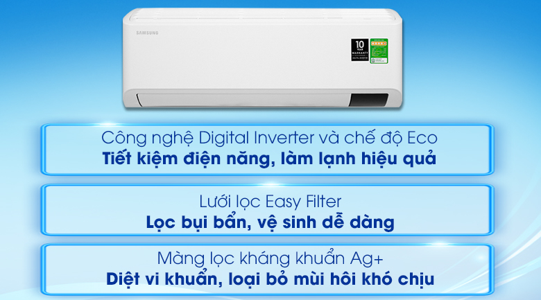 Điều hòa Samsung Inverter 9000 BTU AR10TYHYCWKNSV - 30