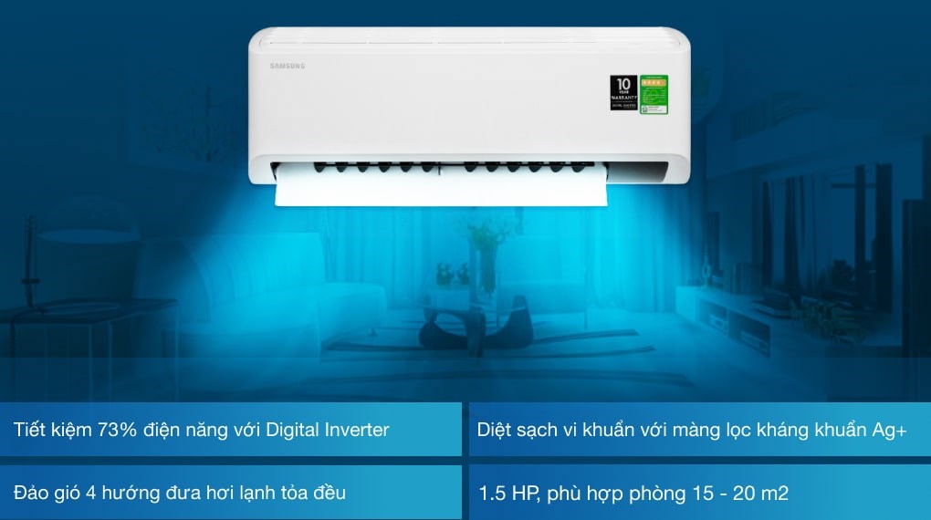 Điều hòa Samsung Inverter 12000 BTU AR13TYHYCWKNSV - 30