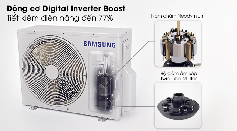 Máy lạnh Samsung AR10TYHYCWKNSV - Digital Inverter Boost